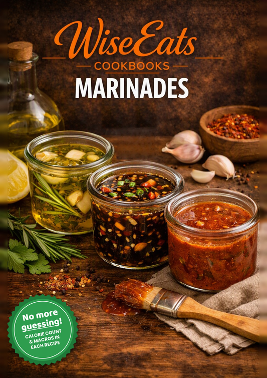 WiseEats Marinades Collection cookbook cover